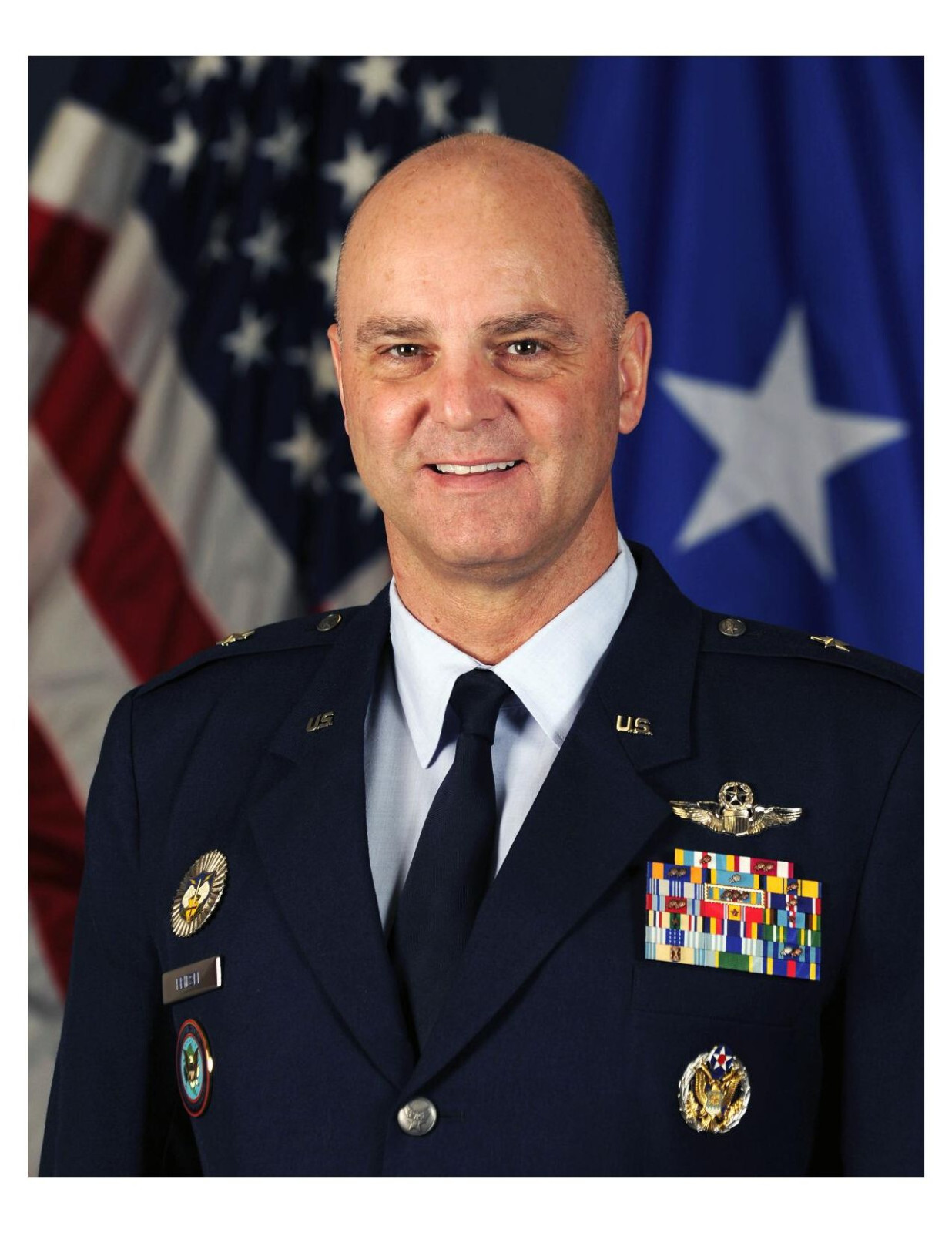 United States Air Force General James R. Kriesel 8x10 Photo #3 On 8.5" x 11"