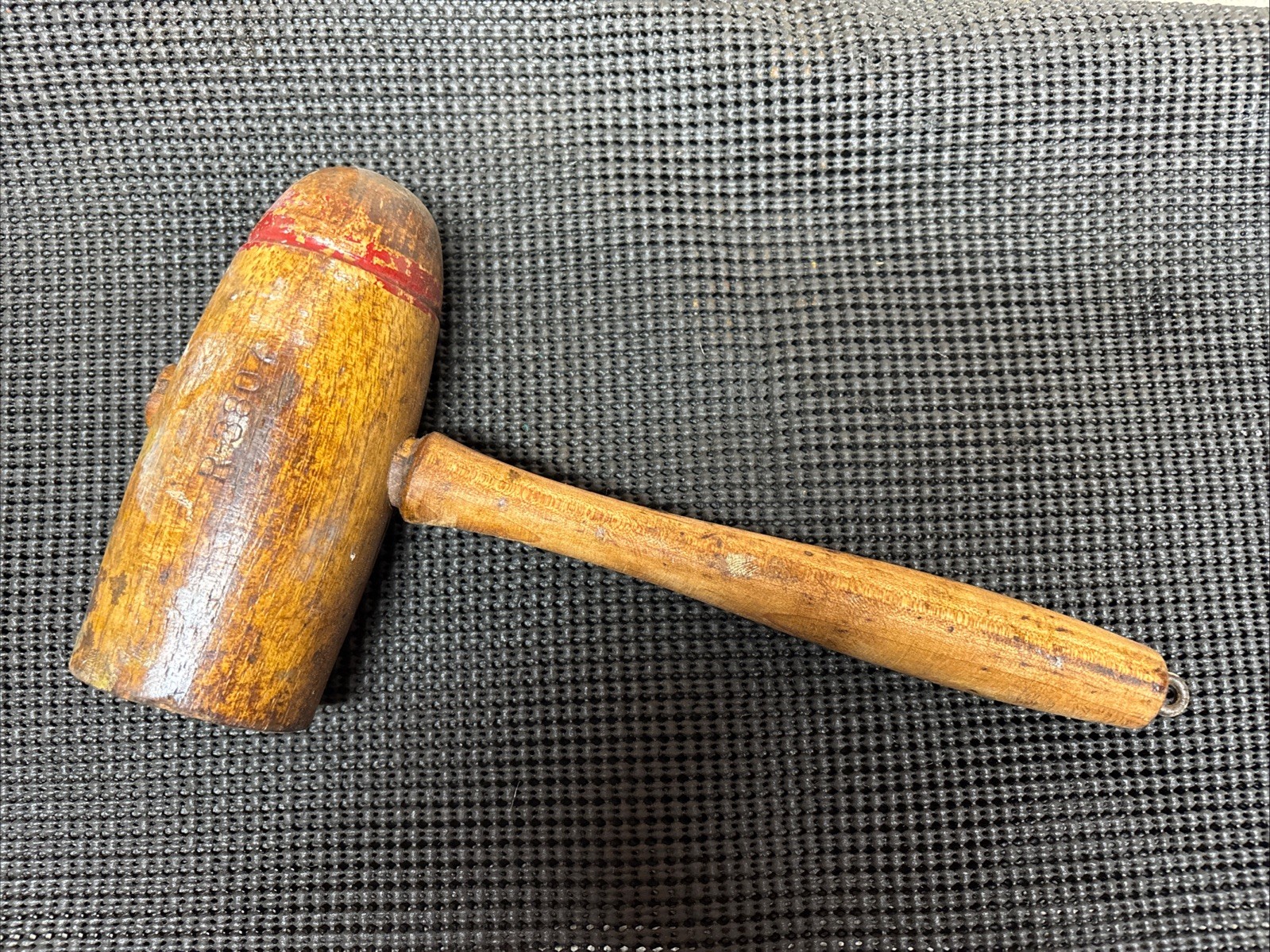 Vintage Wooden Carving Mallet 11” Long Woodworking Carpentry tool