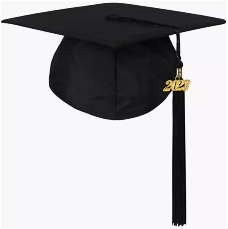 Unisex Adult Matte Graduation Cap with2026 YearTassel for Bachelor & High School