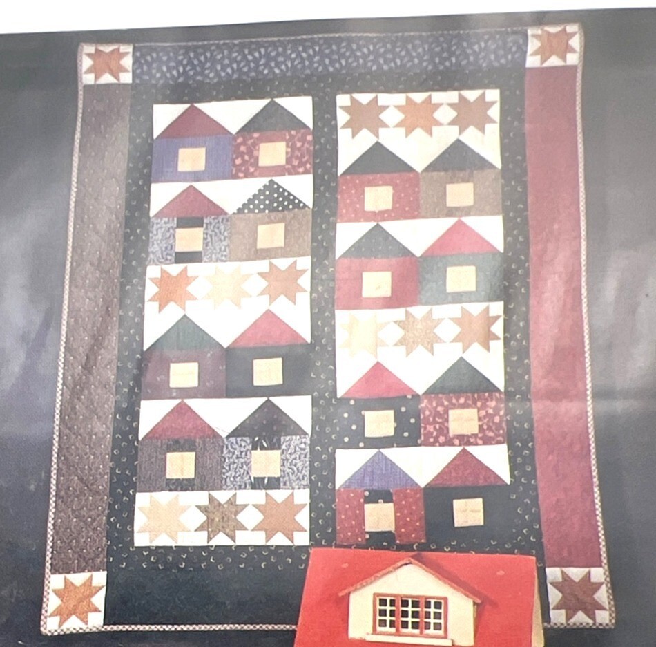 Thimbleberries "My Friends House" Quilt Pattern For Wall Hanging Or Throw Blanke
