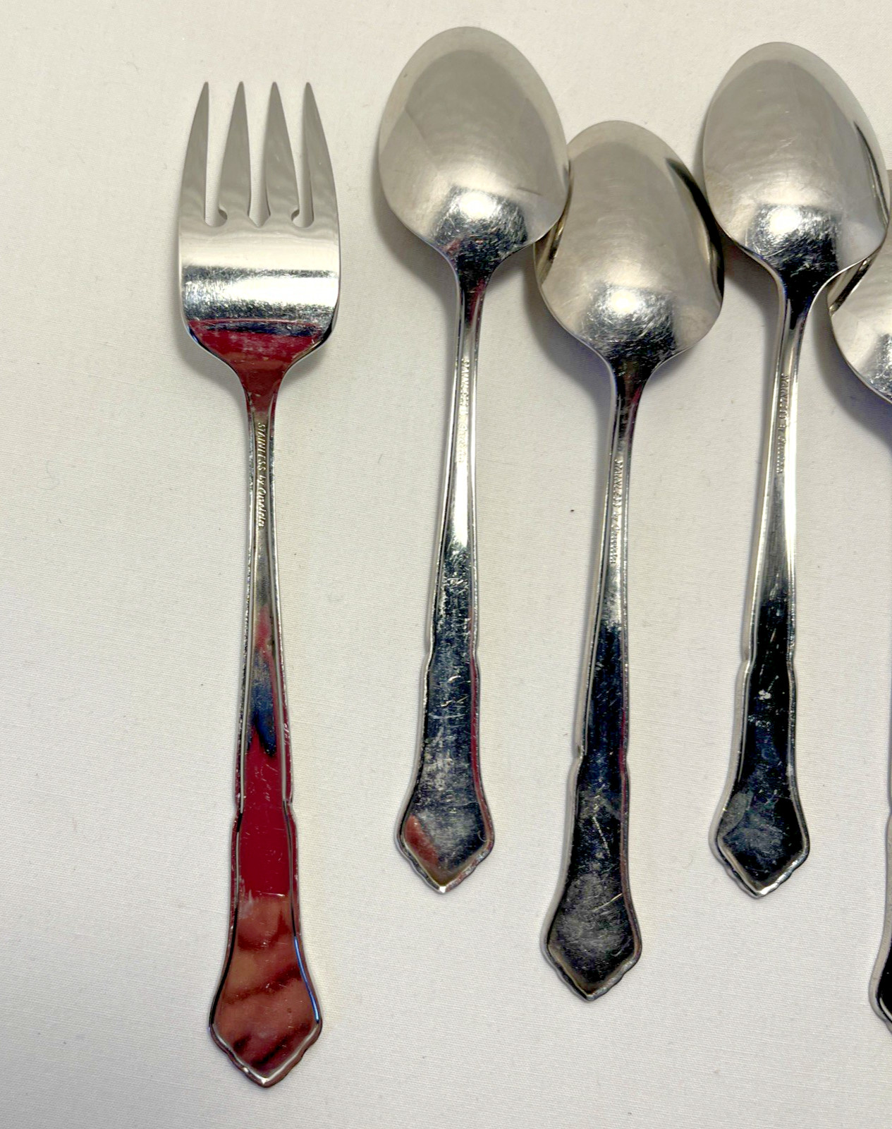 Oneida Ashmore Stainless Flatware You Pick Teaspoon, Soup Spoon, Dessert Fork