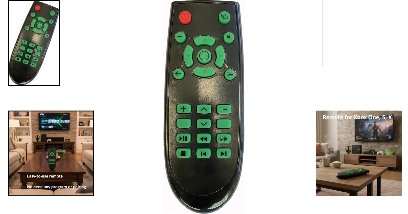Universal Xbox One & Series X/S Remote - Effortless Control for Gaming and Media