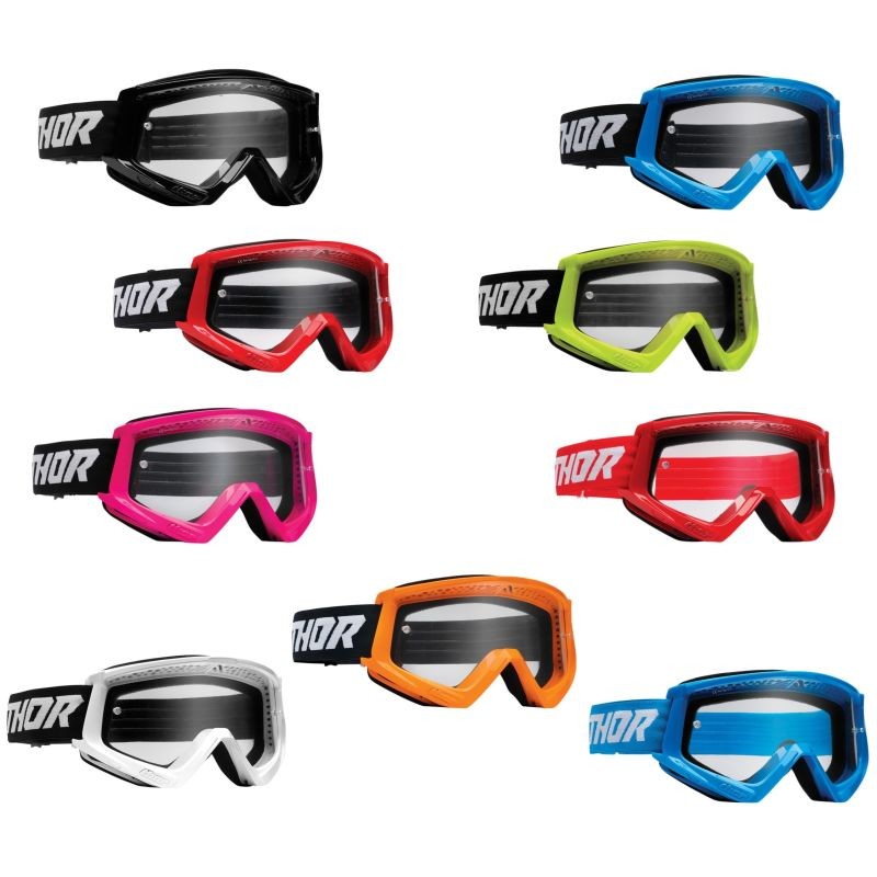 Thor Combat Racer Youth/Kids MX Motocross Offroad ATV Goggles - Pick Color