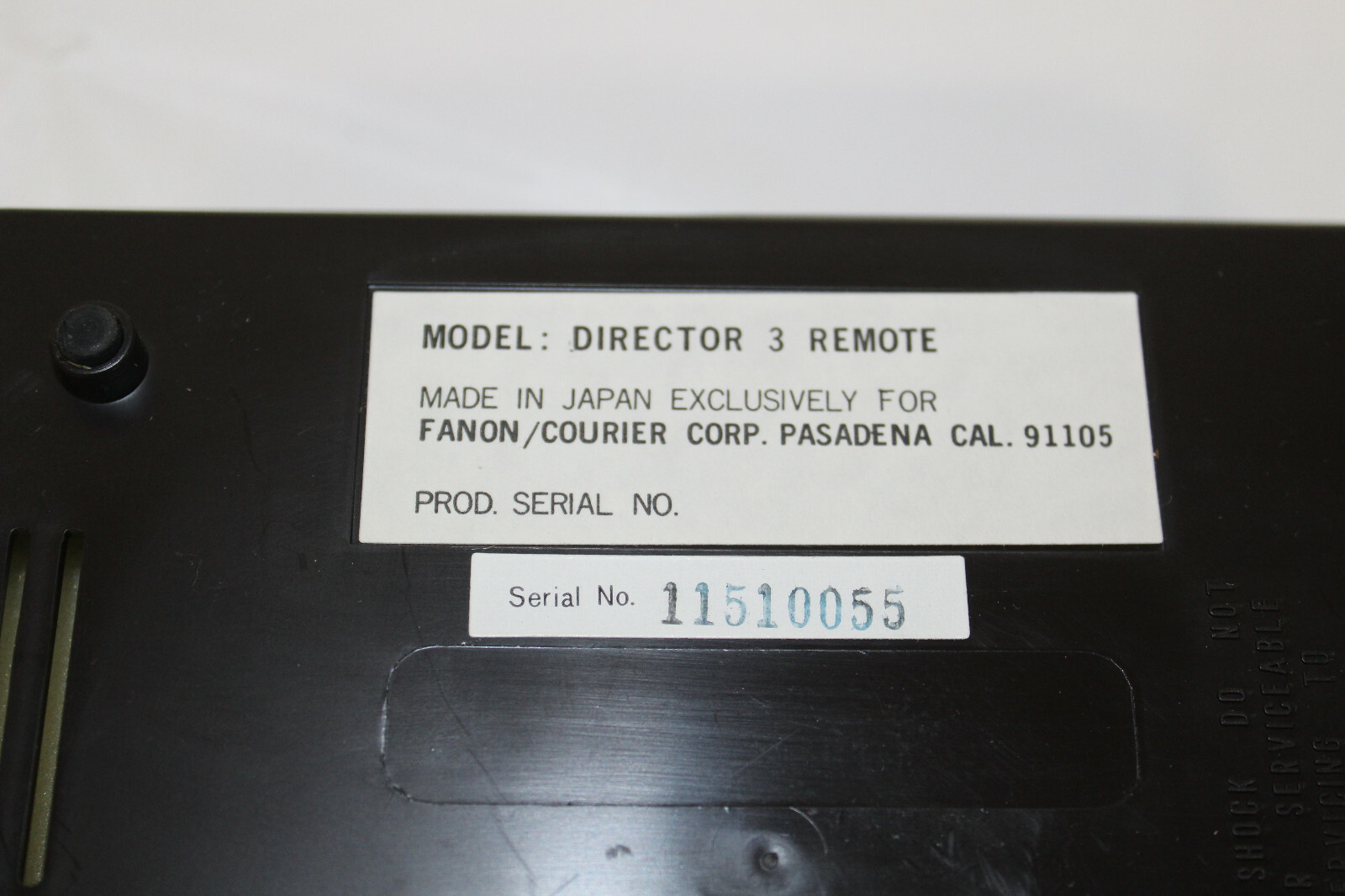 NOS NIB Fanon Courier Director 3 Solid State Intercom Remote Station