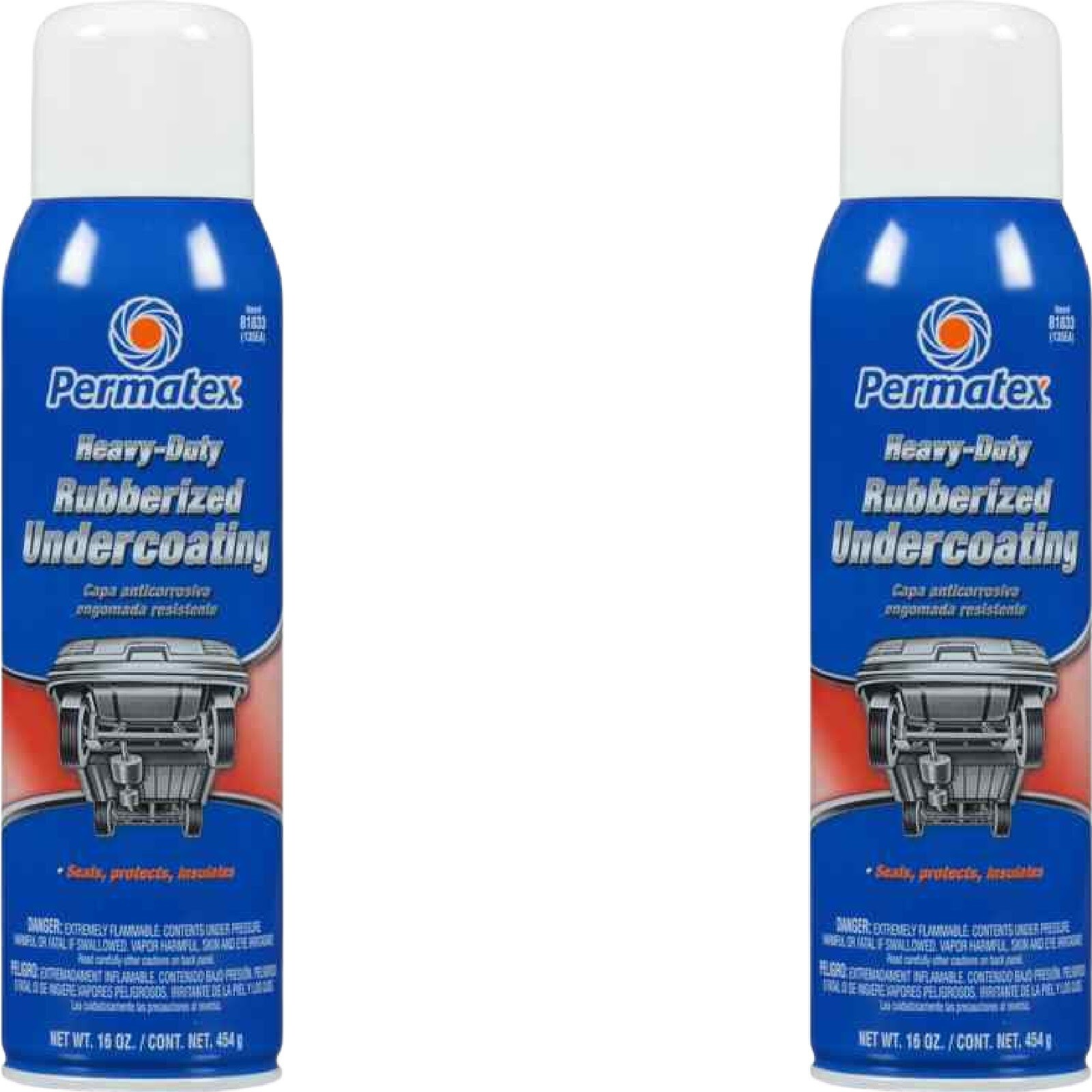 Permatex 81833 Rubberized Undercoating 2 Pack