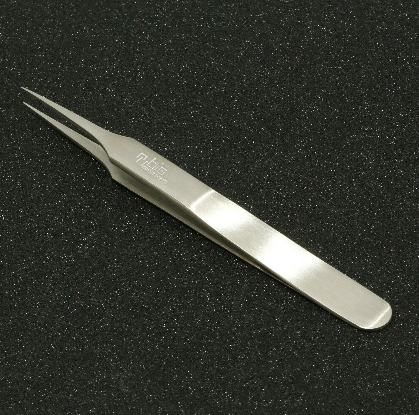 Watchmakers Tweezers Stainless Steel Antimagnetic Steel Tweezer Rubies Swiss Made Form2