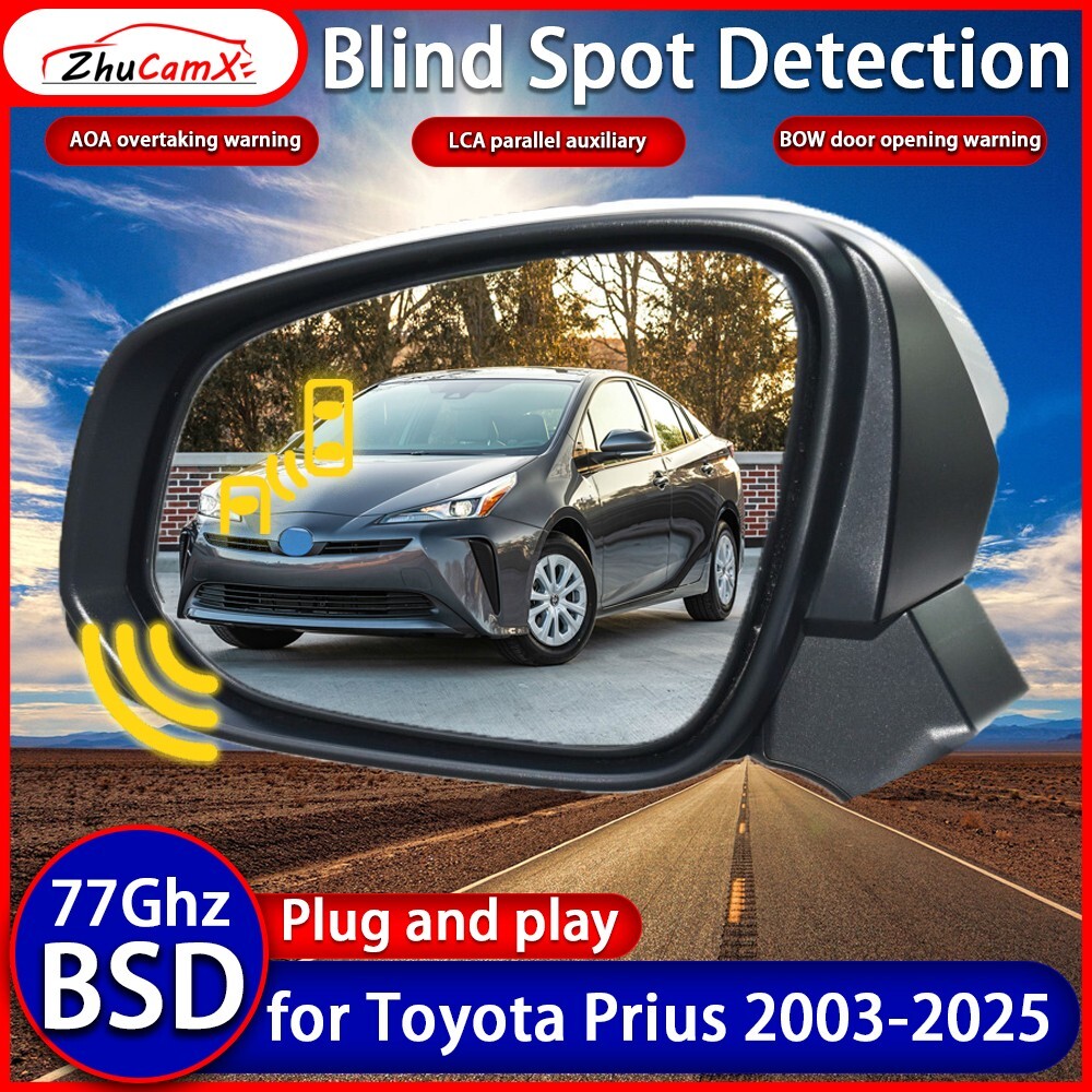 Rear Cross Traffic Alert RCTA Blind Spot Monitor BSM for Toyota Prius 2003-2025