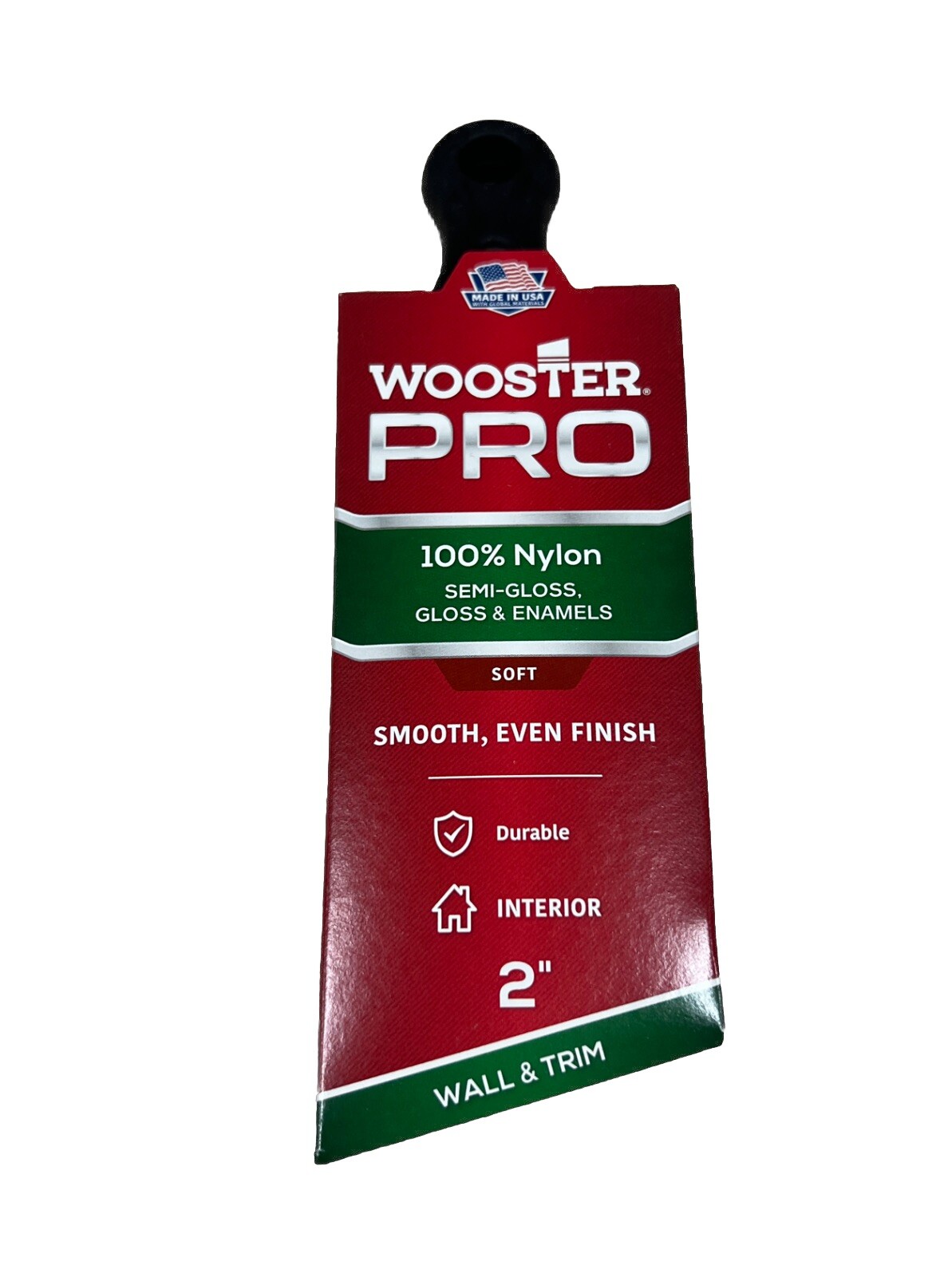 Wooster Pro Paint Brush, 100% Nylon, 2-Inch, (2 PACK)