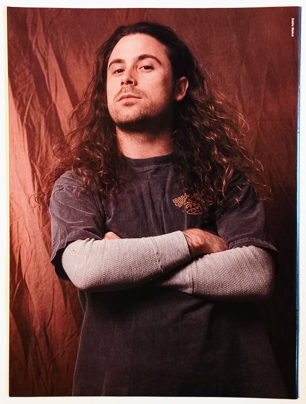 ANTHRAX~JOHN BUSH~1993 POSTER~FULL PAGE MAGAZINE PINUP CLIPPING~ARMORED SAINT