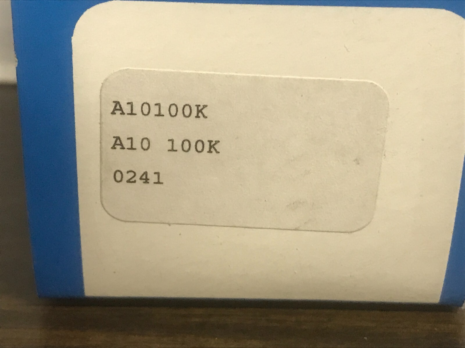 Clarostat A10-100K Potentiometer New NOS NIB 1/2" Long Shaft Solder Lug 4 Watts