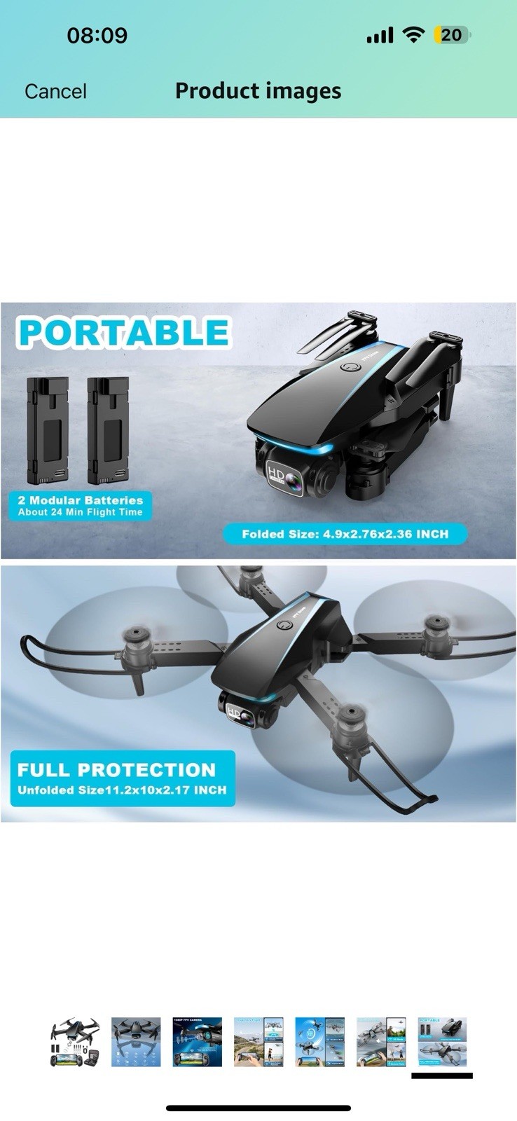 Drone with camera