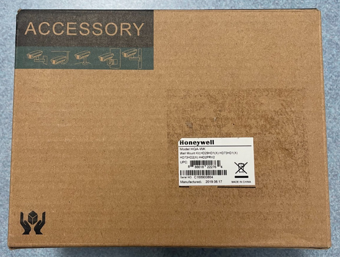 Honeywell HQA-WK Wall Mount for Network Camera,  CCTV Off White New in Open Box!