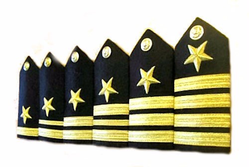 AUTHENTIC US NAVY LINE OFFICERS HARD SHOULDER BOARDS RANKS Hi QUALITY CP MADE