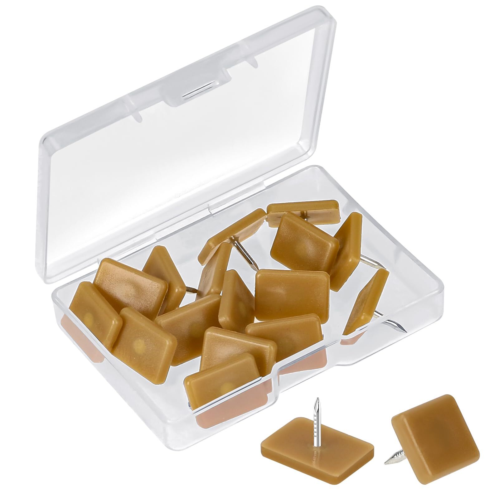 16 Pcs Tack-In Drawer Glides Plastic Furniture Sliders for Repairing Dressers