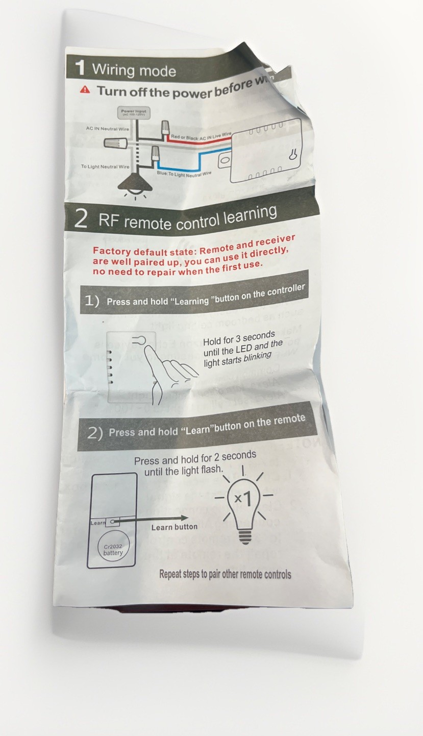 Intelligent Dimmable Smart Lighting Control Kit | Smart Switch Only