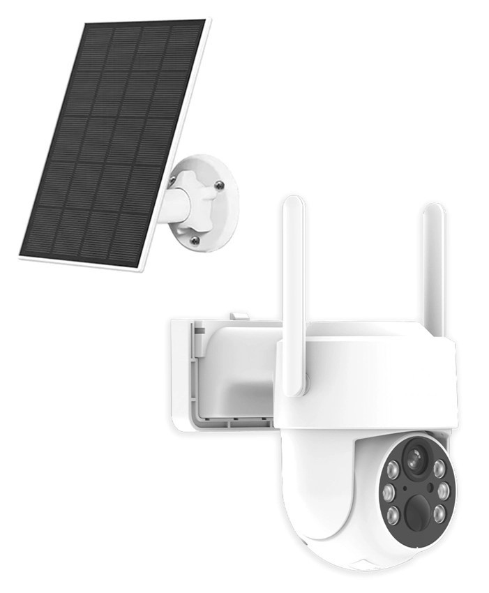 Solar Surveillance Camera Wireless SD Storage Card Included Remote APP Control