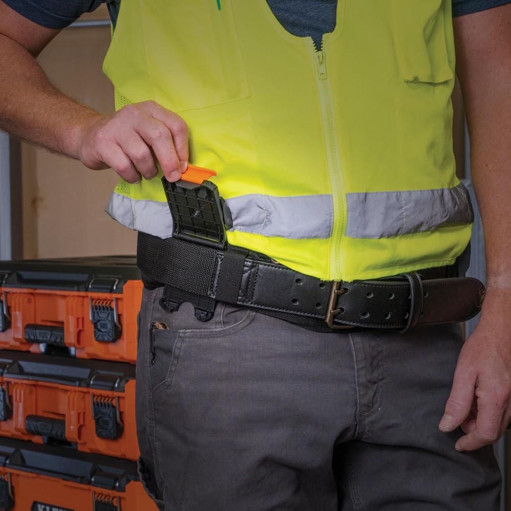 Klein Tools MODbox Tool Belt Pouch Electrician Bag Quick Attach Release Belt