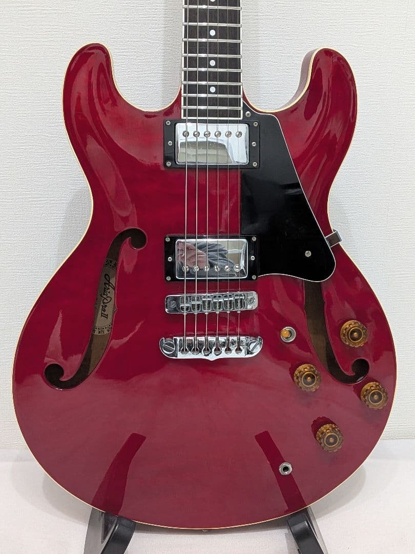 Semi-Acoustic Electric Guitar Semi-Hollow Aria Pro II TA-850 Maple Japan 1990s