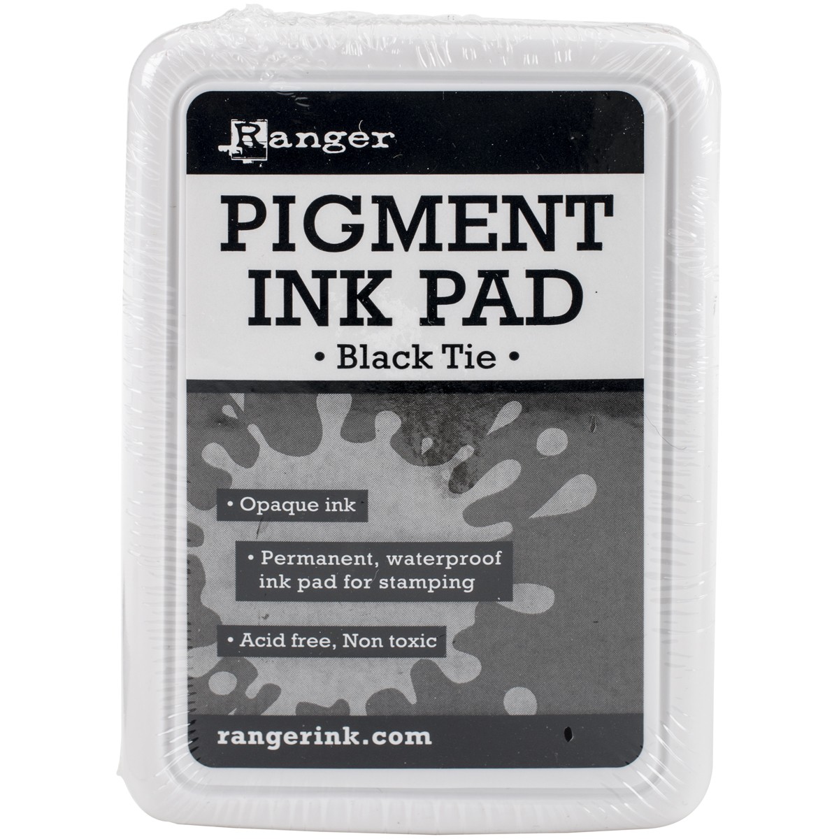 Ranger Pigment Ink Pad-Black Tie