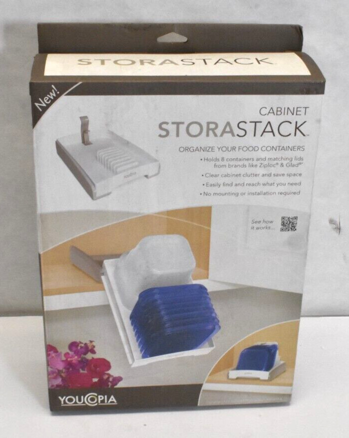 YouCopia StoraStack Cabinet & Pantry Organizers Taupe Food Container Organizer