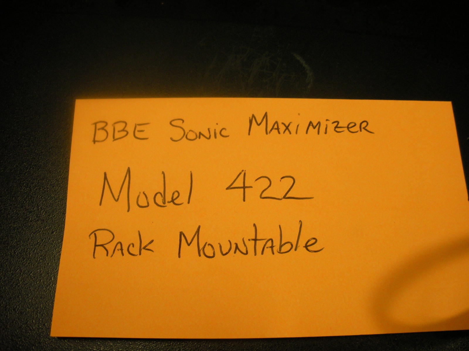BBE Sonic Maximizer Model 422 Rack Mountable