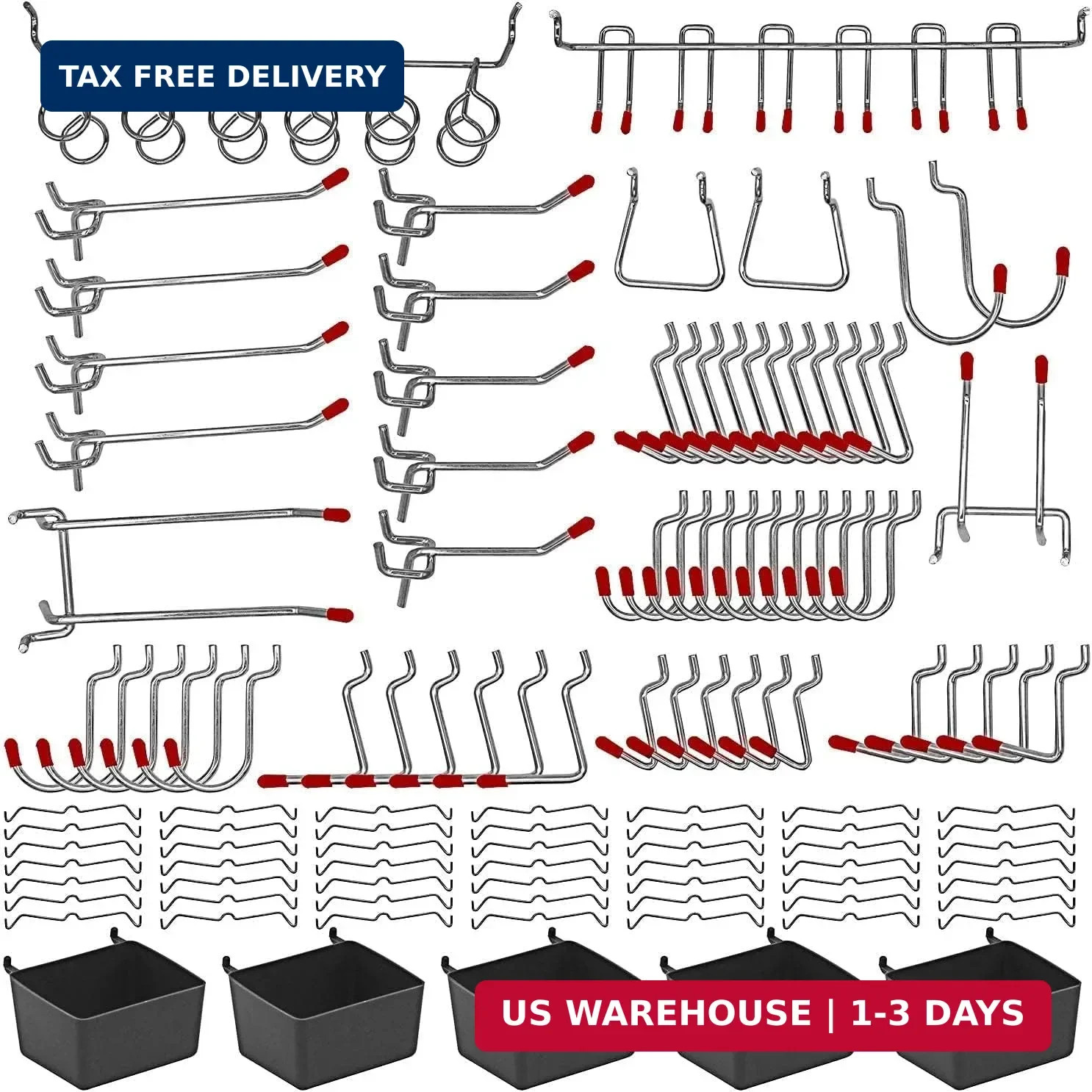 WEN Workbench Pegboard Accessory Kit, 114-Piece (WB114A)