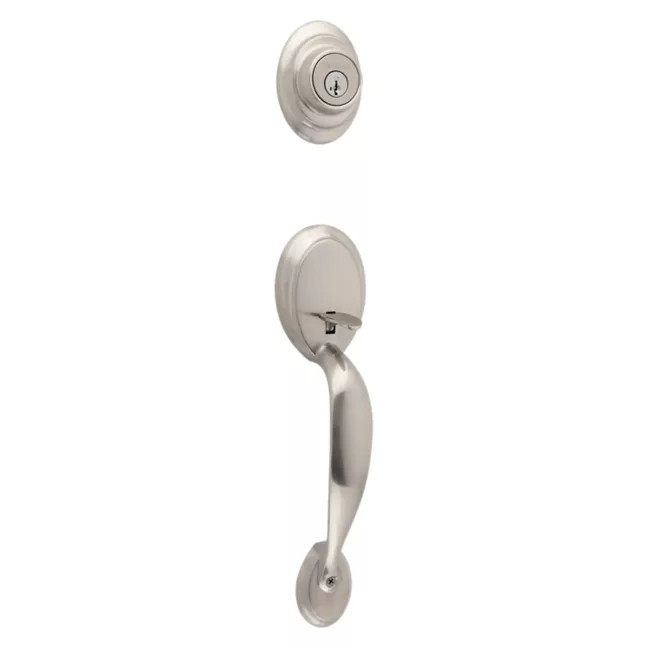 Kwikset Dakota SmartKey Exterior Handleset, Satin Nickel 687DA LIP 15 SMT