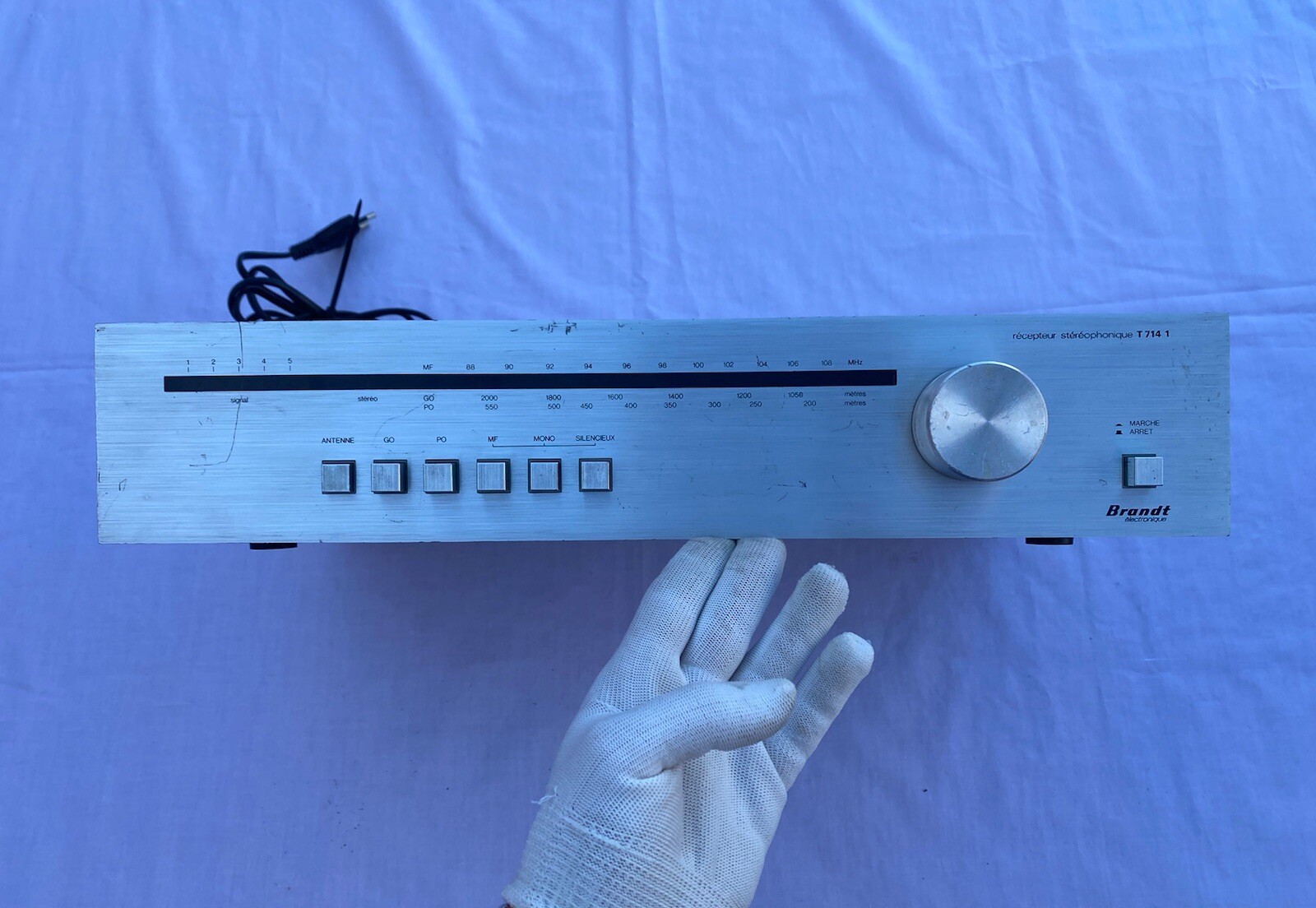 VINTAGE RARE BRANDT T714 1 TUNER Stereo Receivers Made in poland