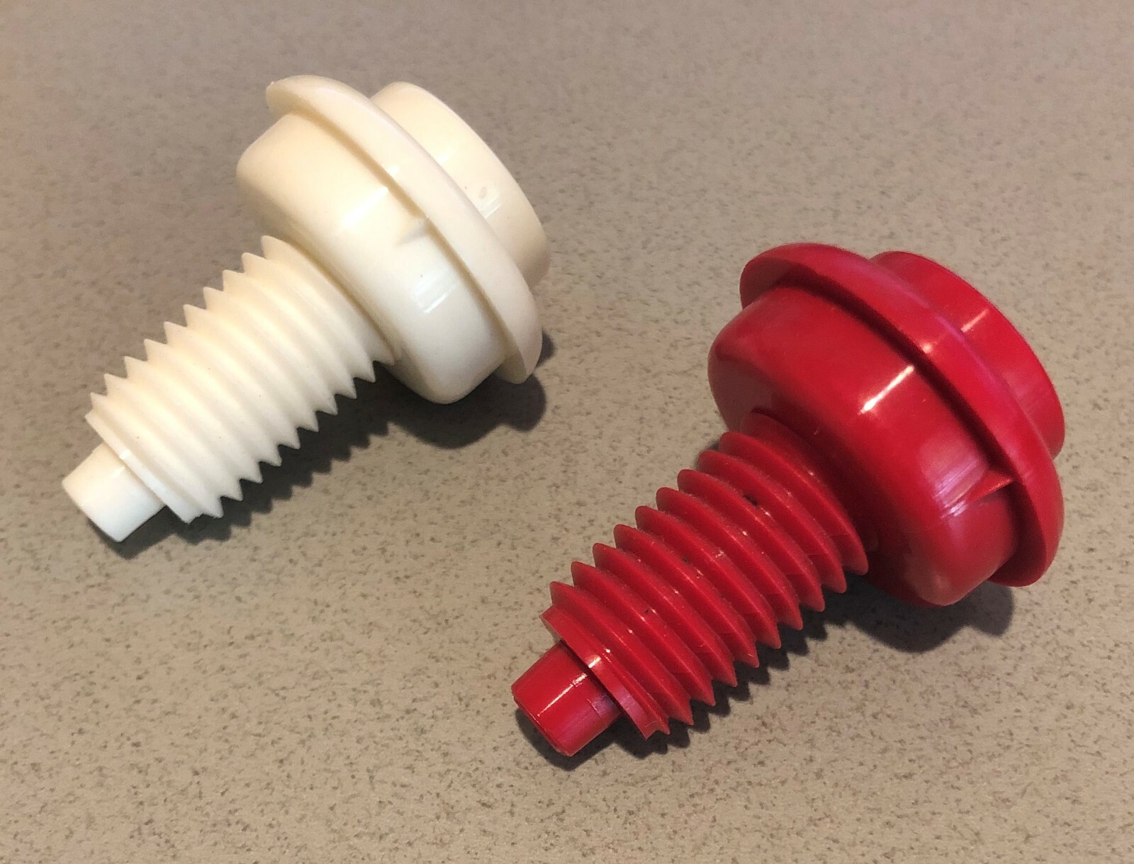 ~~RED & WHITE~~ LONG Leaf Switch Button **Quantity of 6** ~~FREE SHIPPING~~