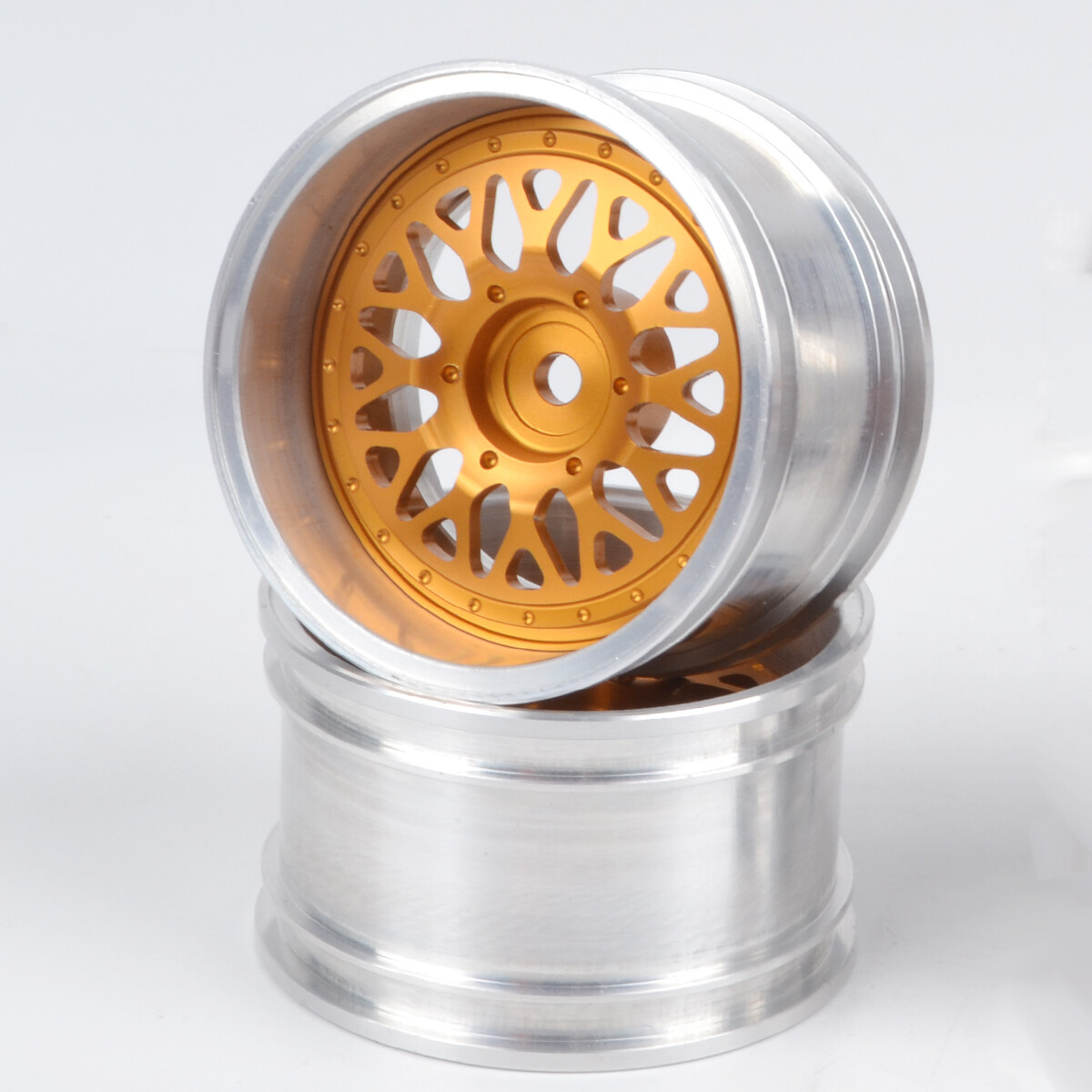 Aluminum Rear Mesh Wheel Wide 32mm for Tamiya TA02SW TA02W 1/10 4WD Touring Car