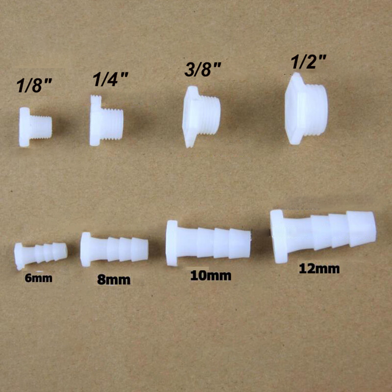 Pagoda Threaded Plug Plastic End Cap Blanking Plug Hose End Connector accessory