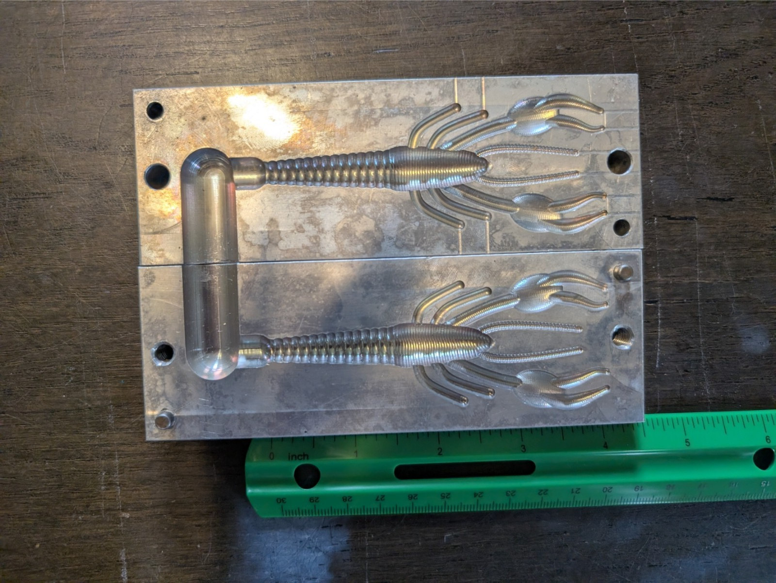 Soft plastic injetion mold 4in Crawfish