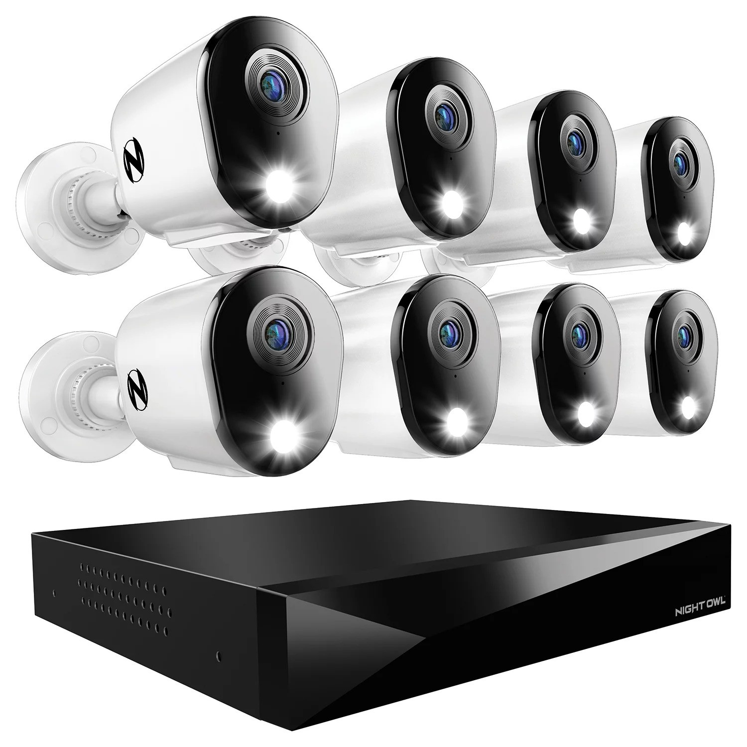 Night Owl WM-FTD281-8L 2-Way Audio 12 Channel DVR Security System