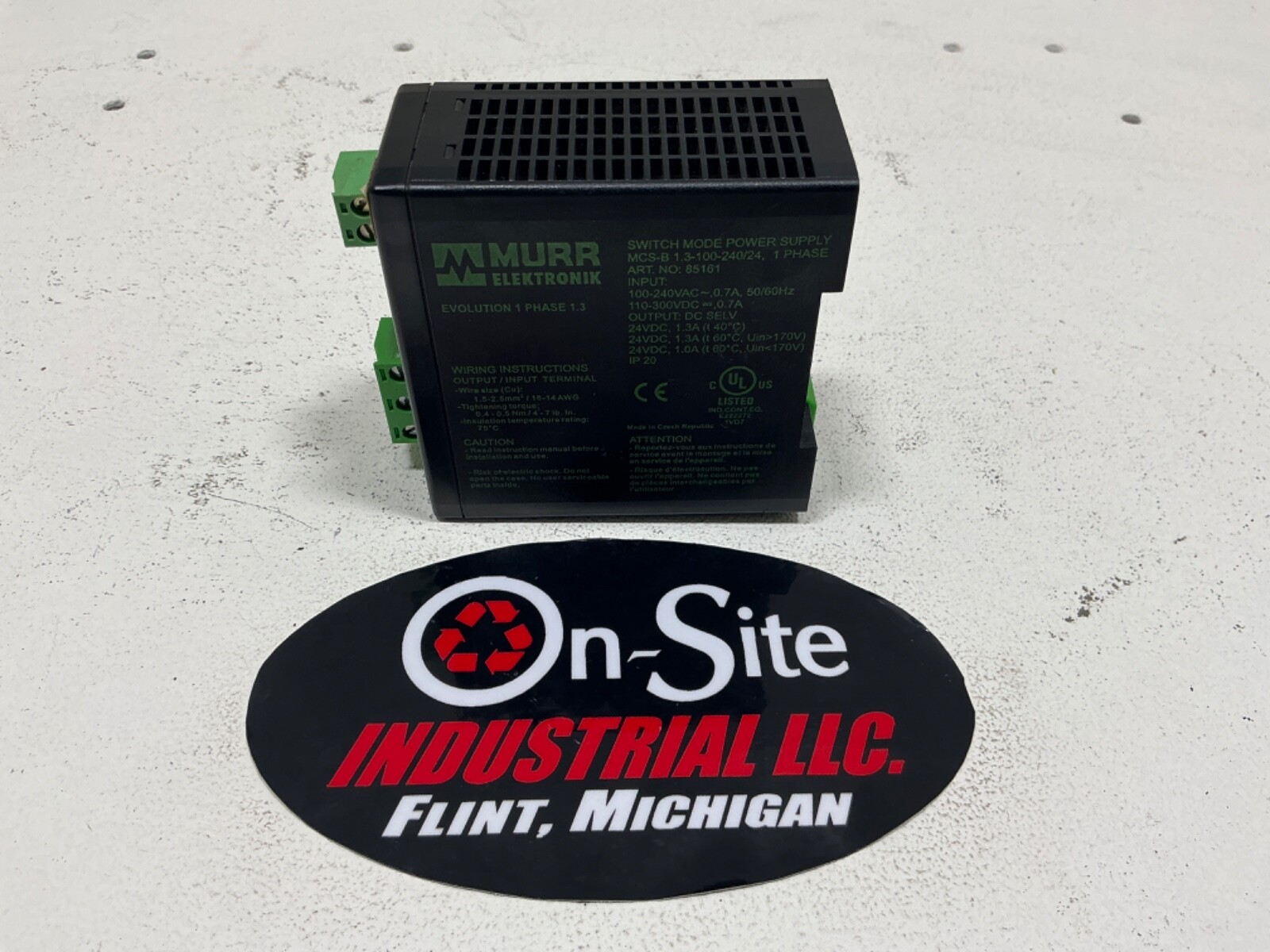 MURR ELEKTRONIK SWITCH MODE POWER SUPPLY 85161