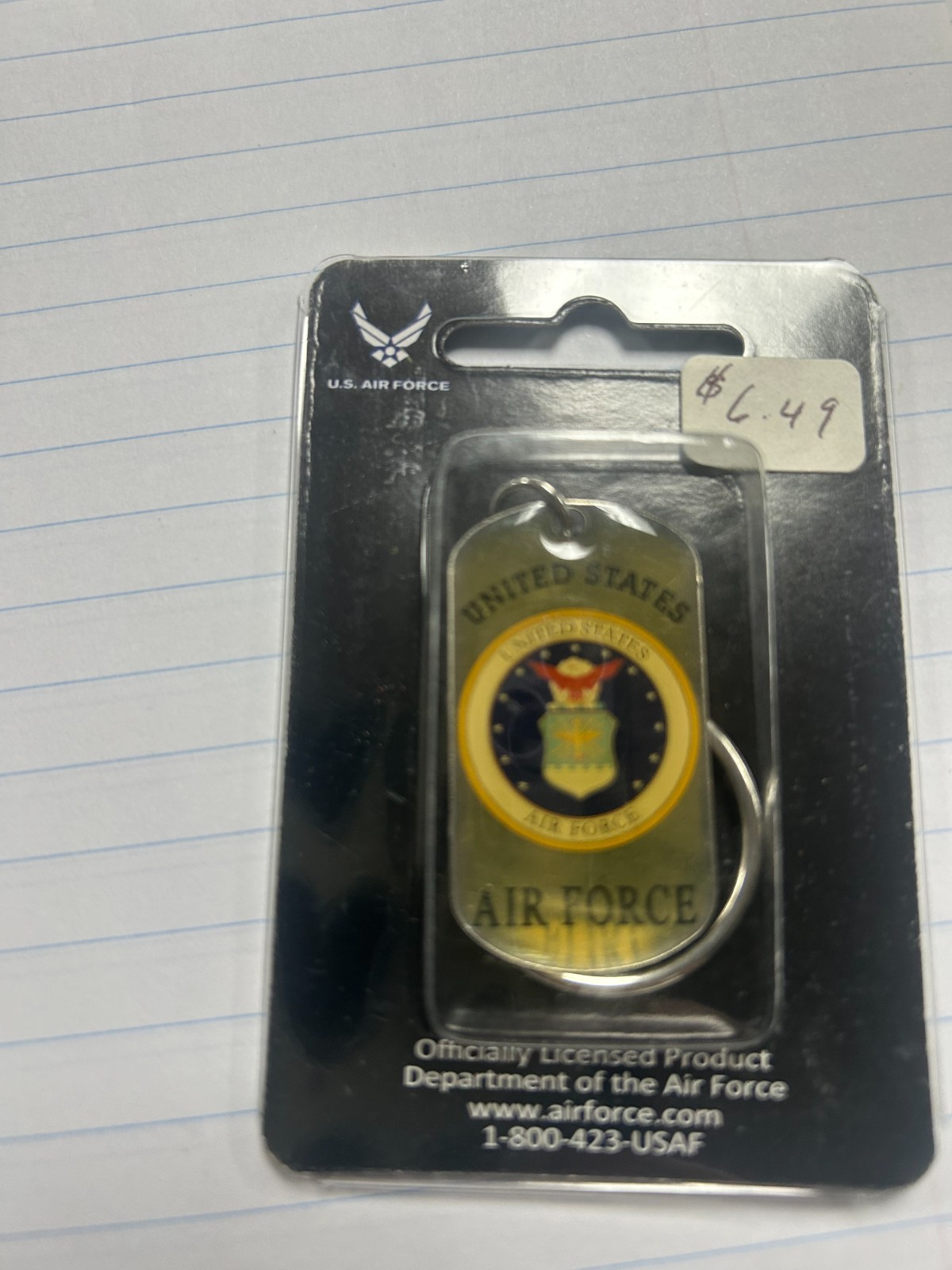 UNITED STATES AIR FORCE KEYCHAIN