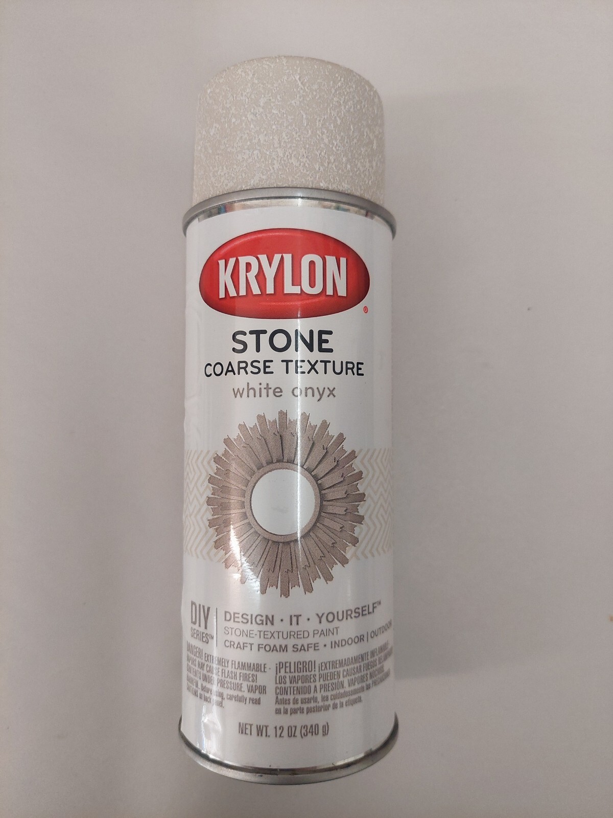 Krylon Coarse Stone Texture, White Onyx, Spray Paint