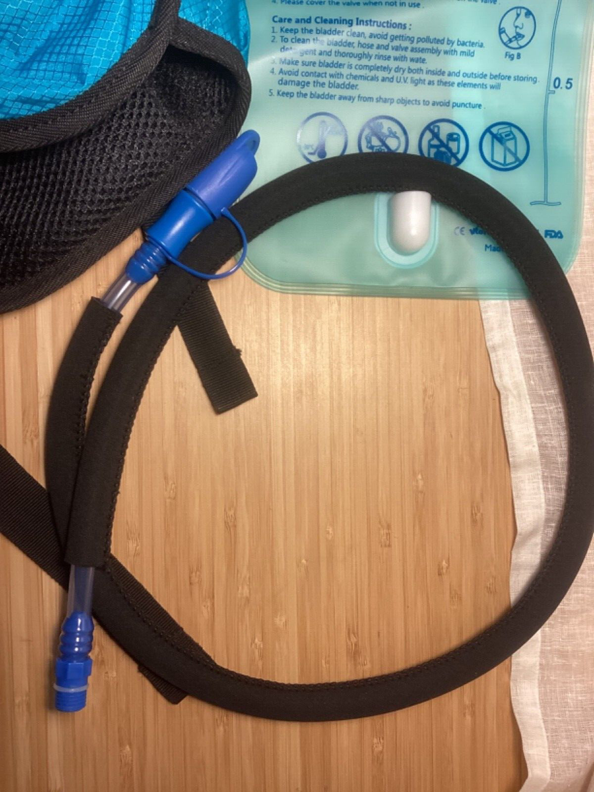 Rupumpach Hydration Backpack 2.5L AquaGreen (new w/o tags)