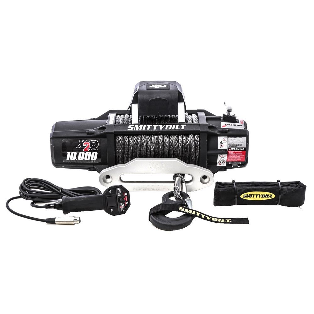 Smittybilt 98510 X2O Gen 2 10000lb Comp Winch with Synthetic Rope