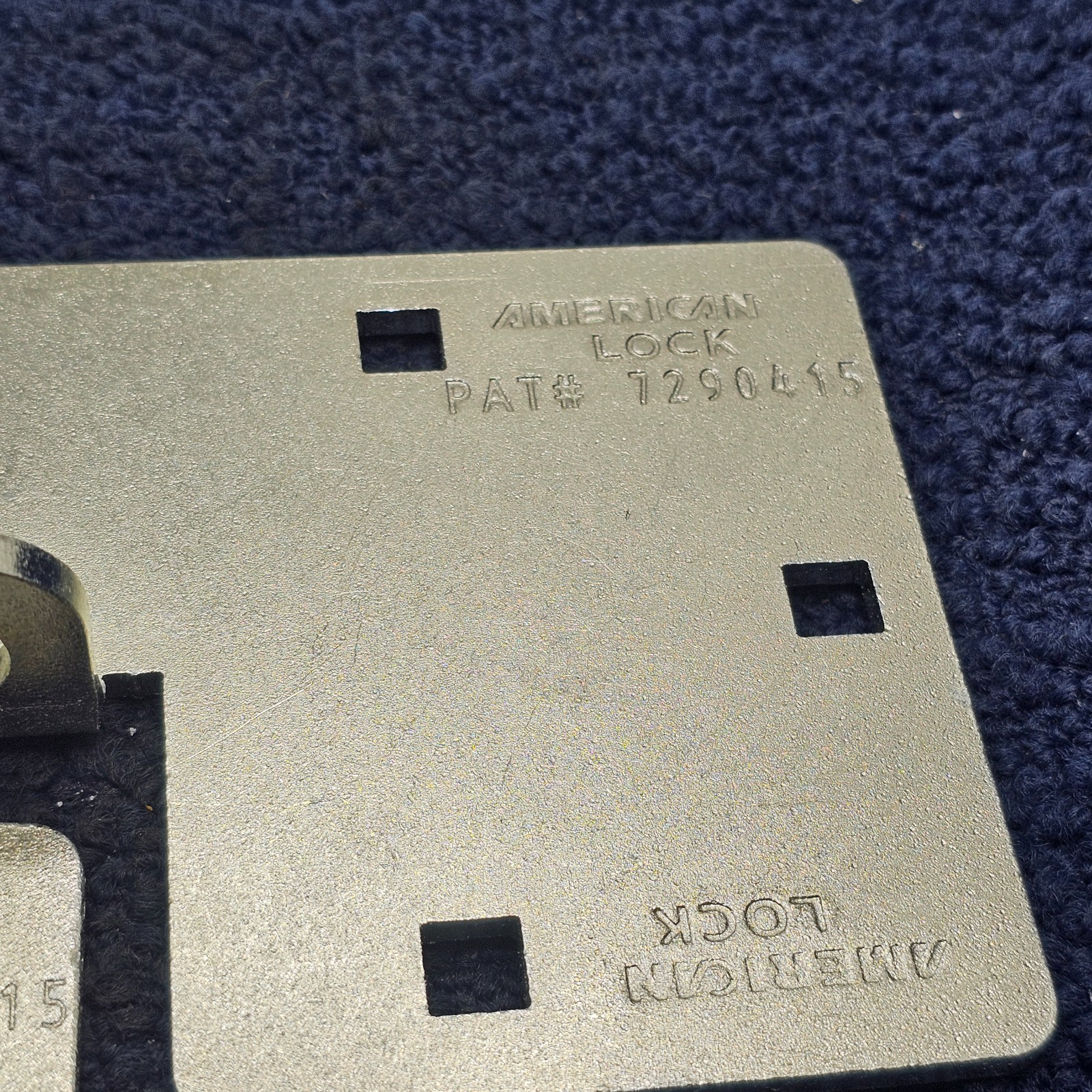 American Lock A801 Van Locks, Open, Rectangular Steel Body