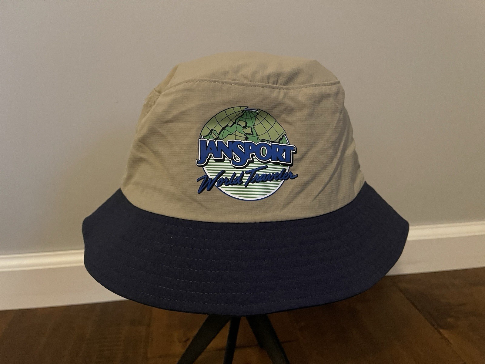JanSport Surplus World Traveler Bucket Hat Nylon Sun Hat Khaki - Adult One Size