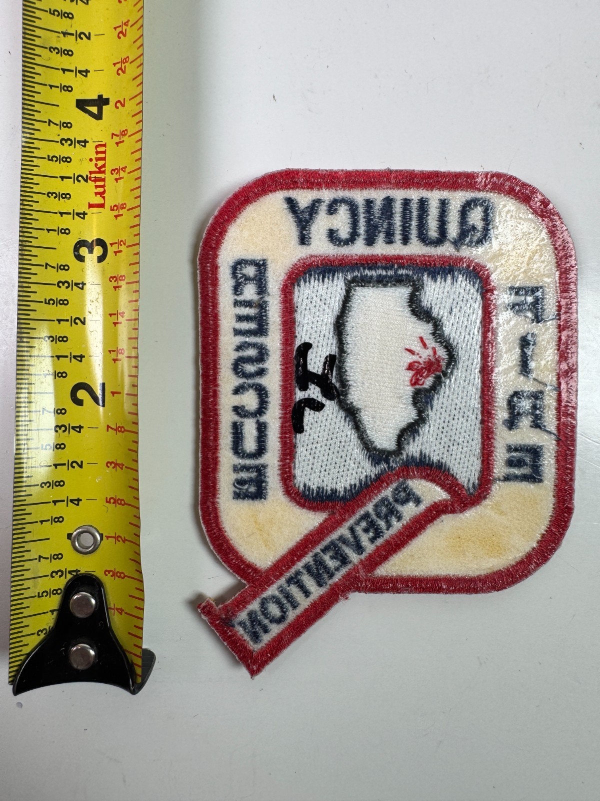 Quincy Fire Rescue Illinois IL 3.75" Patch P10