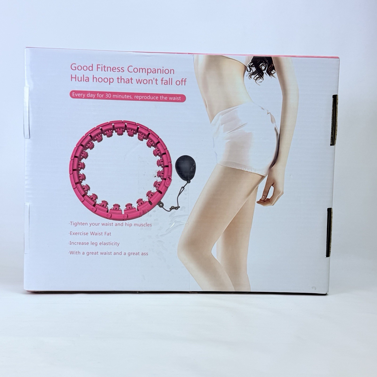 Infinity Hoop Weighted Fitness Hoop Full Body Workout  Gently Used Up To 44”