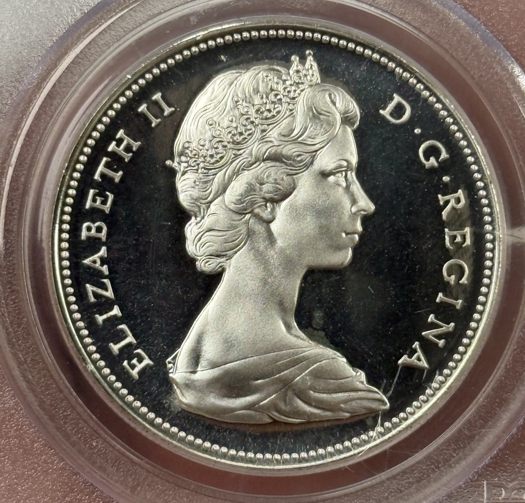1967 CANADA Silver DOLLAR NGC PL-65 #2431