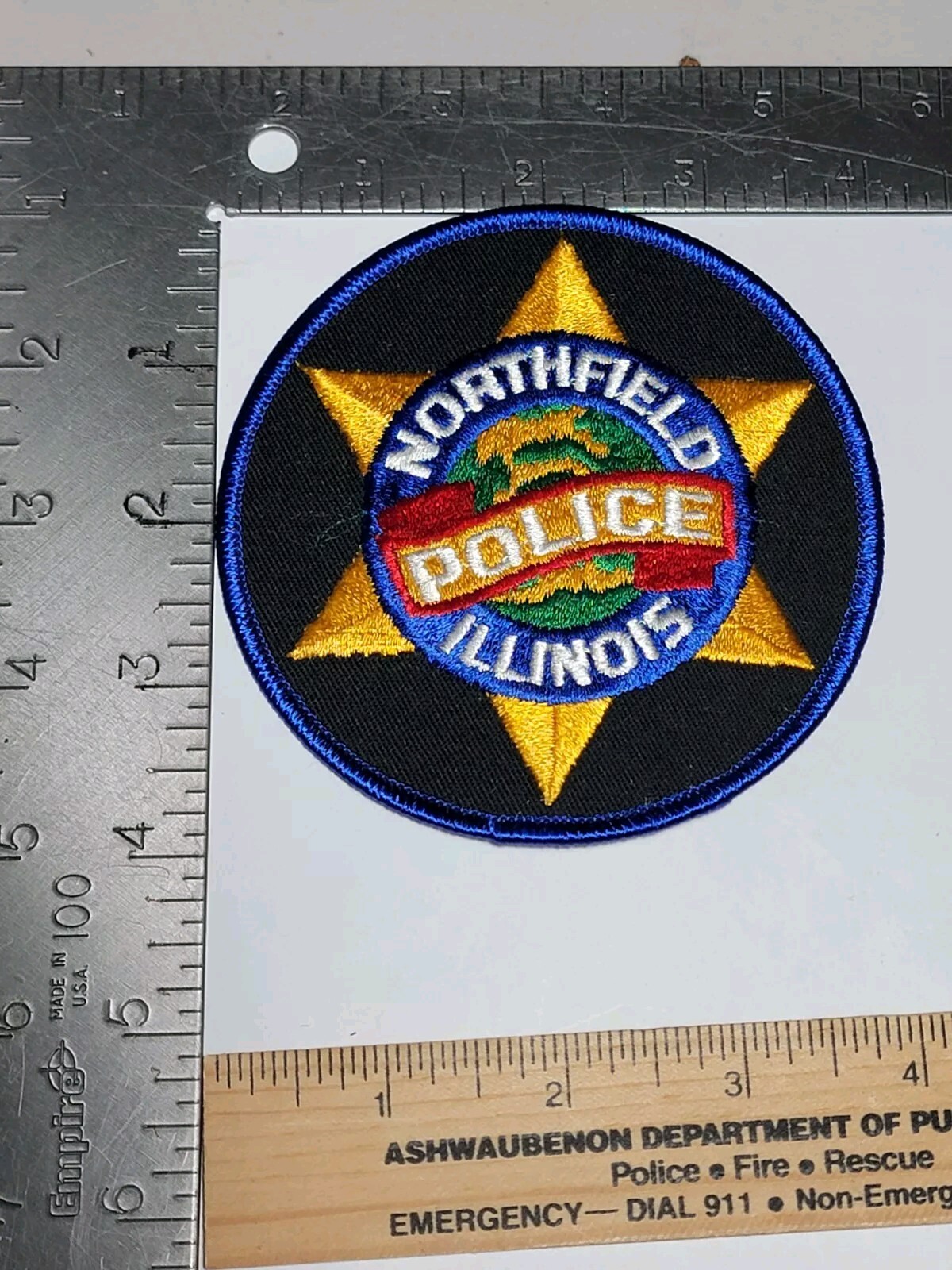 S b1 Police patch Illinois Northfield