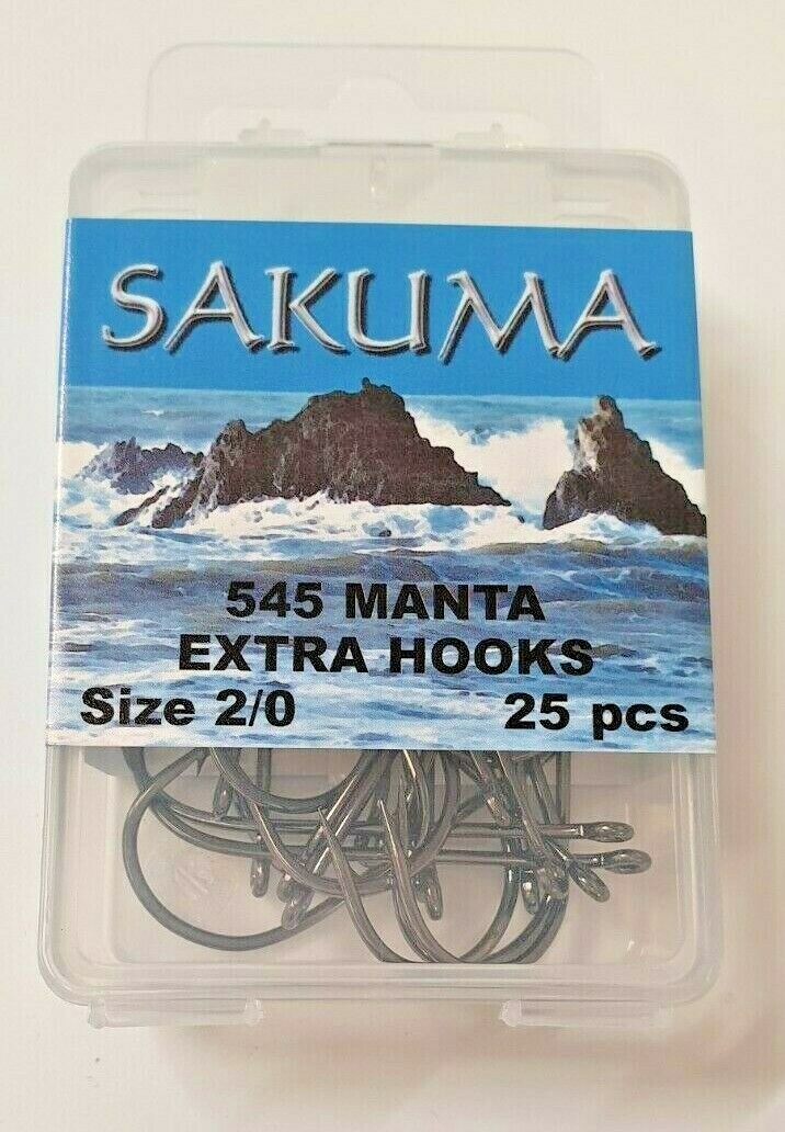 Sakuma 545 Manta Extra Hook - Bulk Boxes  - Many Sizes Available