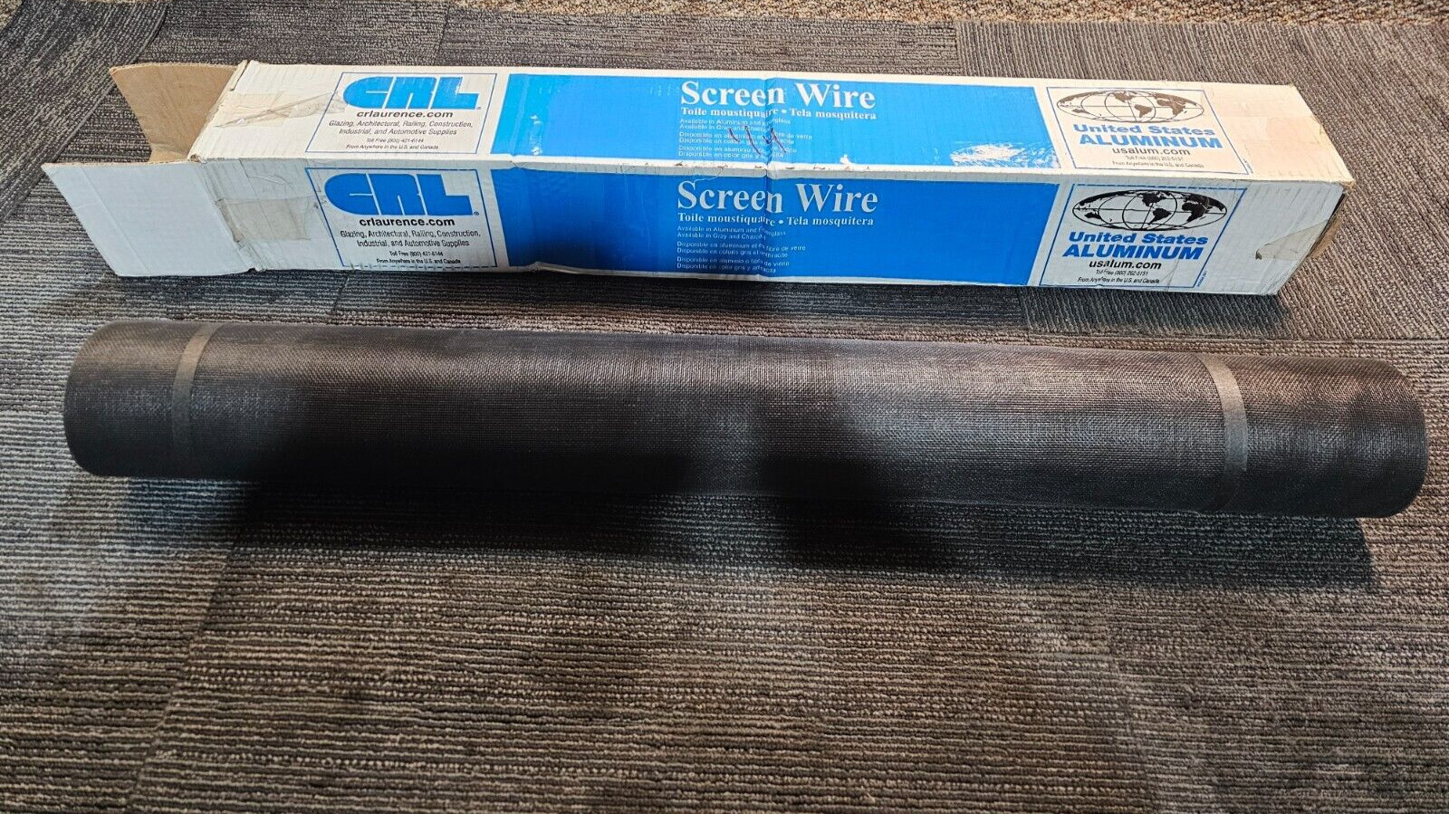 CRL GENUINE Gray Fiberglass 36" Screen Wire 18X16 Mesh by CR Laurence FG36