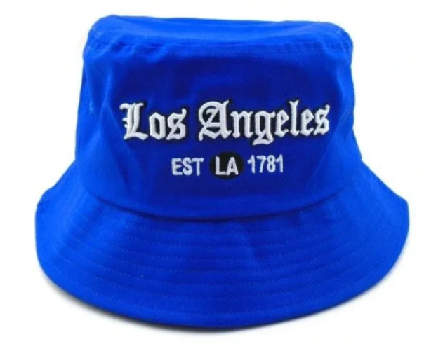 Bucket Hat Los Angeles ROYAL BLUE