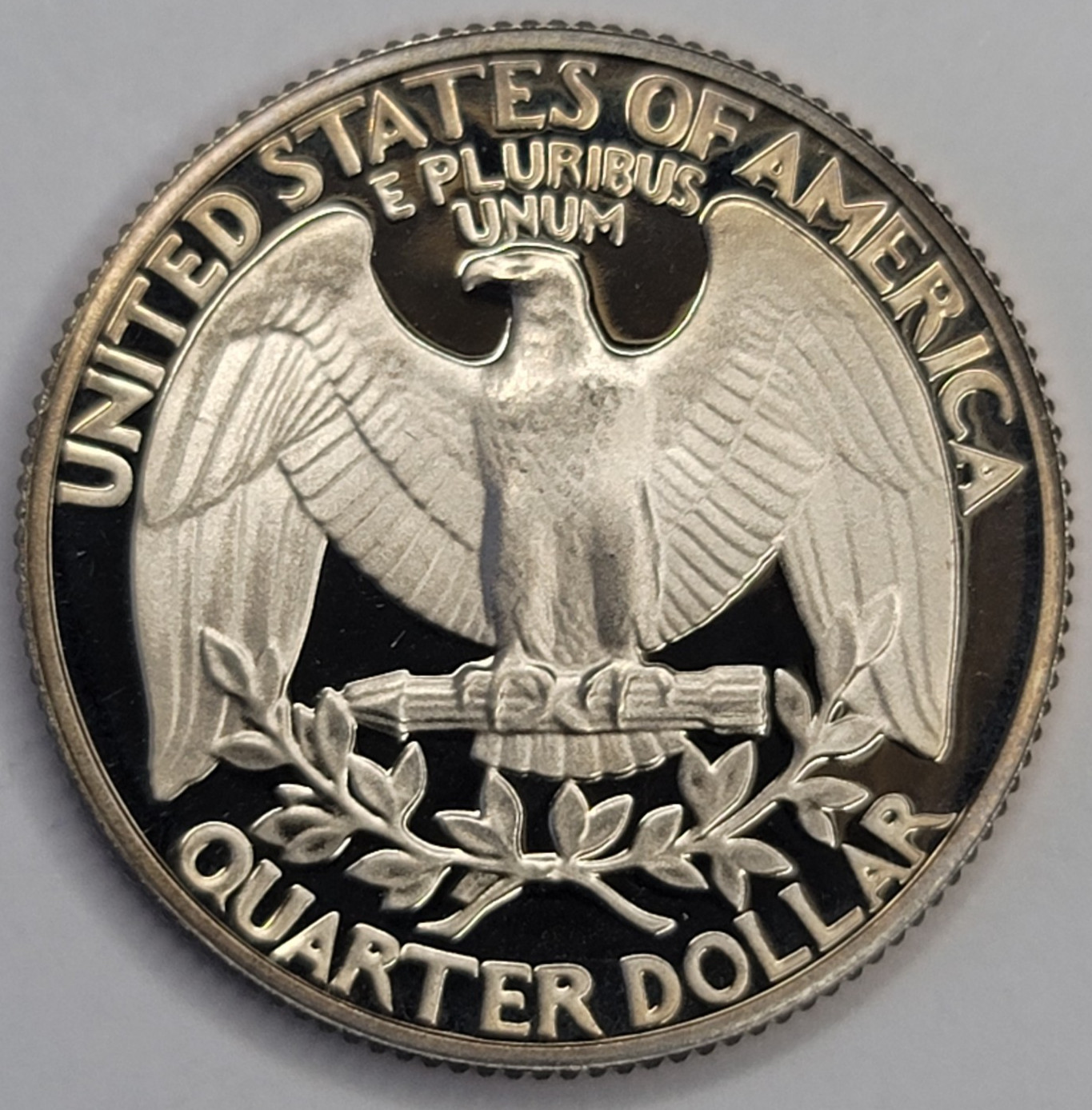 1985 S Gem Proof DCAM Washington Quarter - CN-Clad