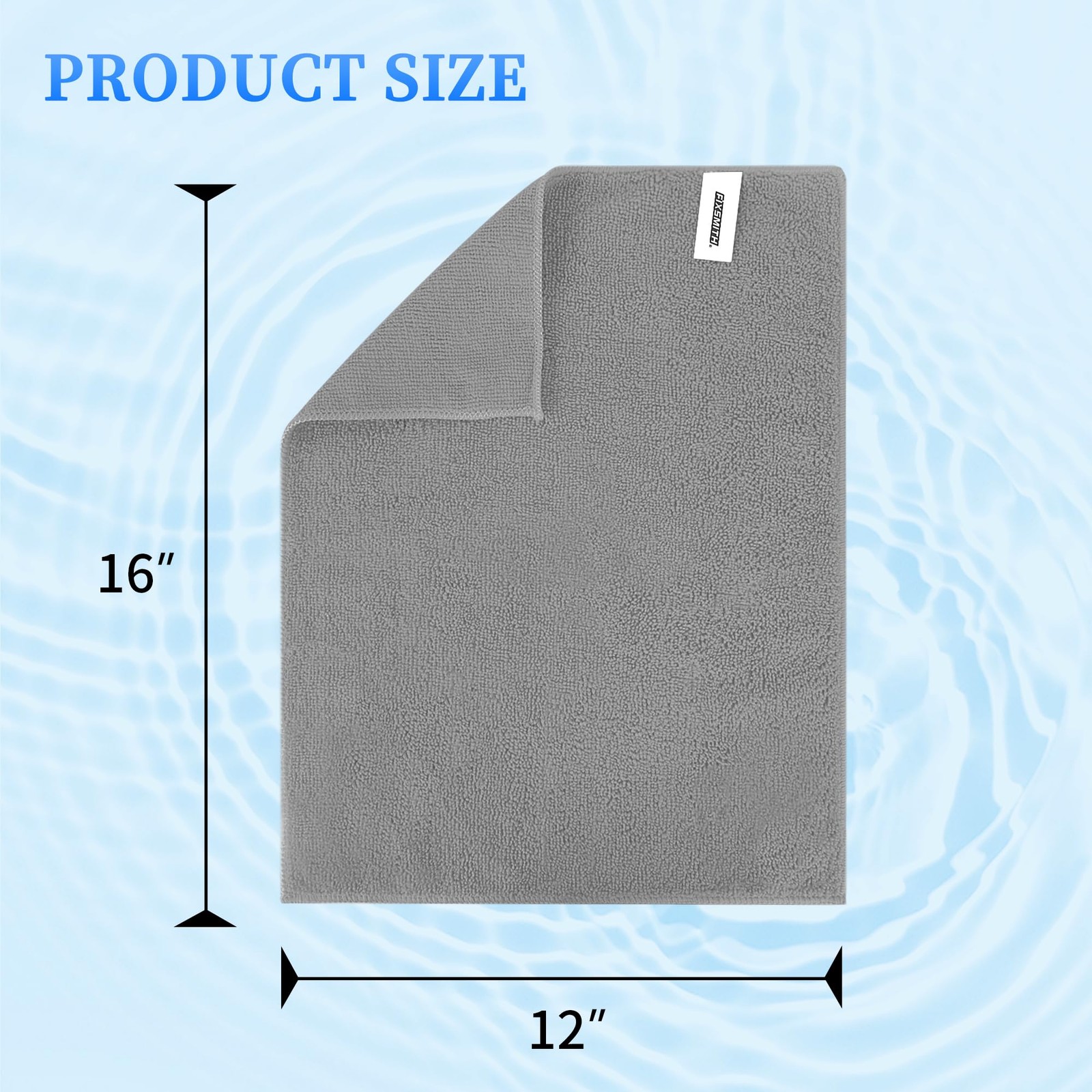 FIXSMITH Microfiber Cleaning Cloth-Pack of 50, Multi-Functional Towels, Size: