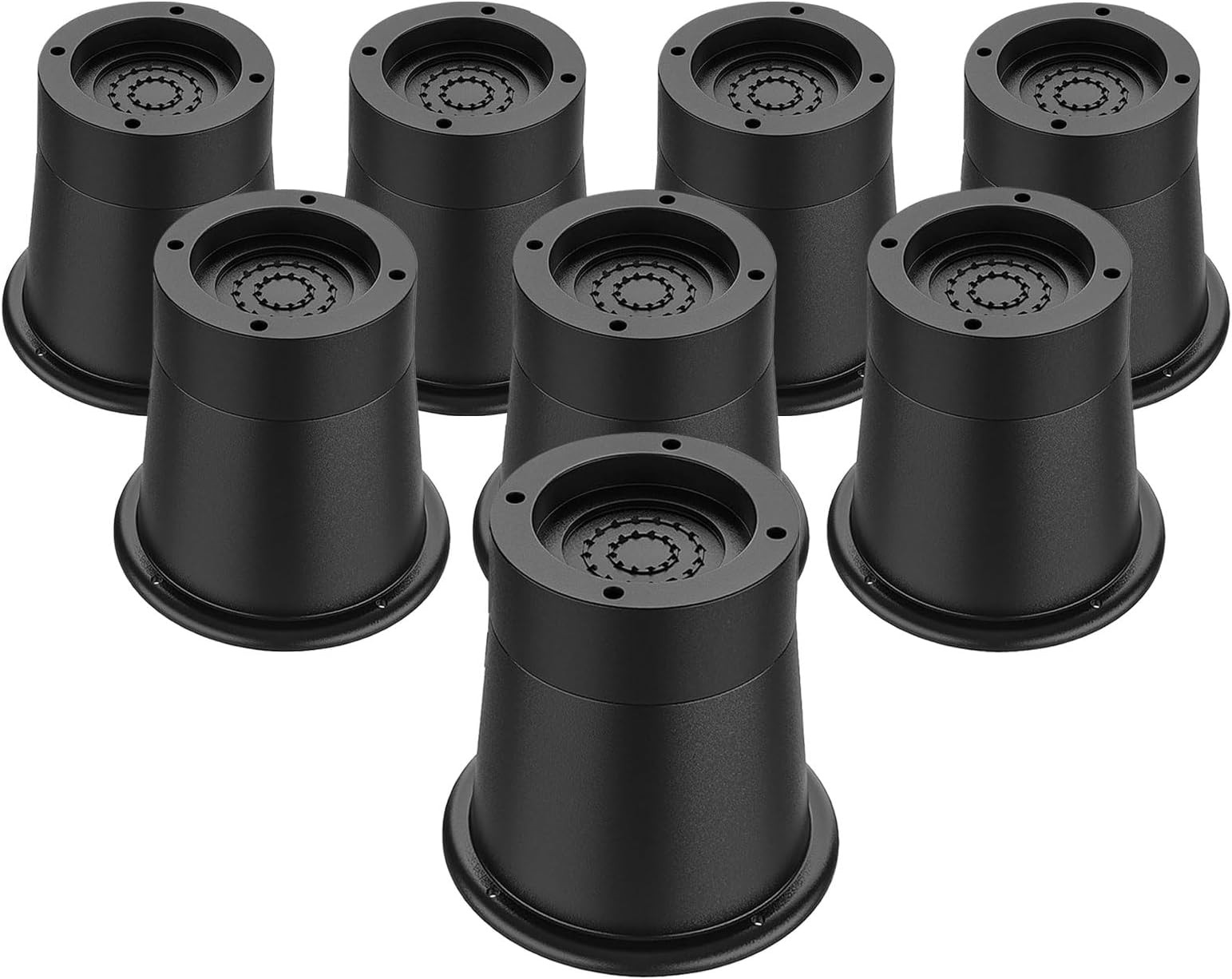 ANNKUT Round Bed Risers - 3 inch Heavy Duty, Elevation in Heights 2 or 3 Inch...